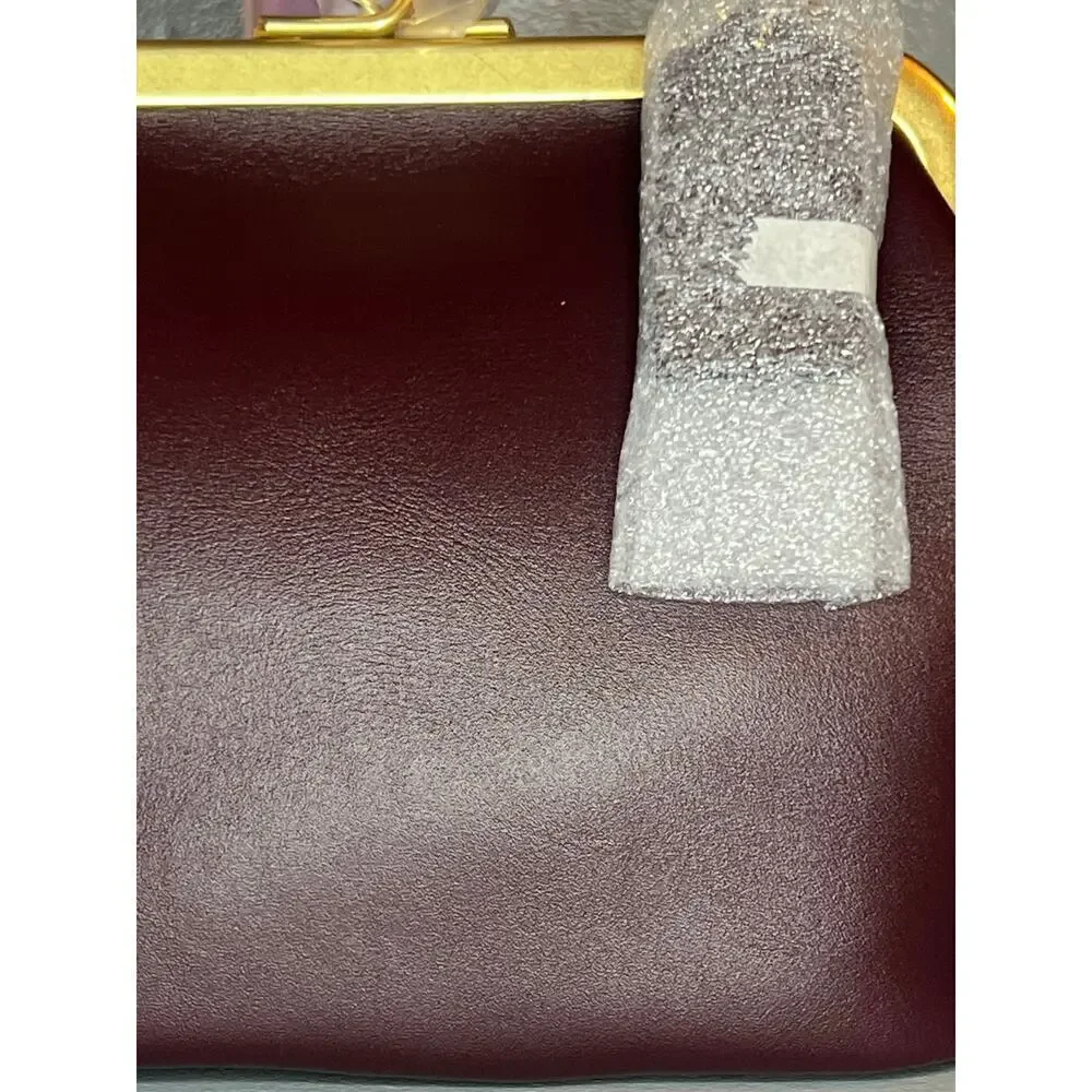 Coach Kisslock Frame Bag 16 - Black Currant - Picture 4 of 9